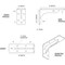 Ekena Millwork Embrey Steel Bracket, Antiqued Pewter 2"W x 6"D x 3 3/4"H BKTM02X06X03EBAPW - alternate 6